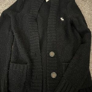 Abercrombie & Fitch Black Knit Sweater